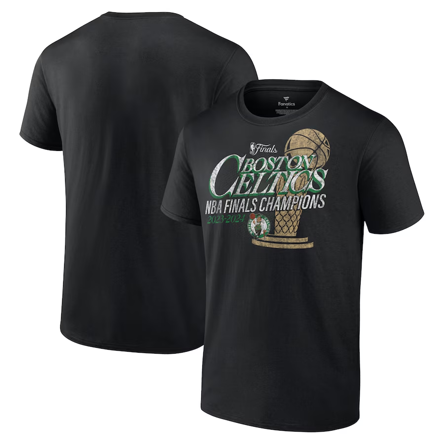 Men NBA Boston Celtics  2024 Champions T shirts black style 5